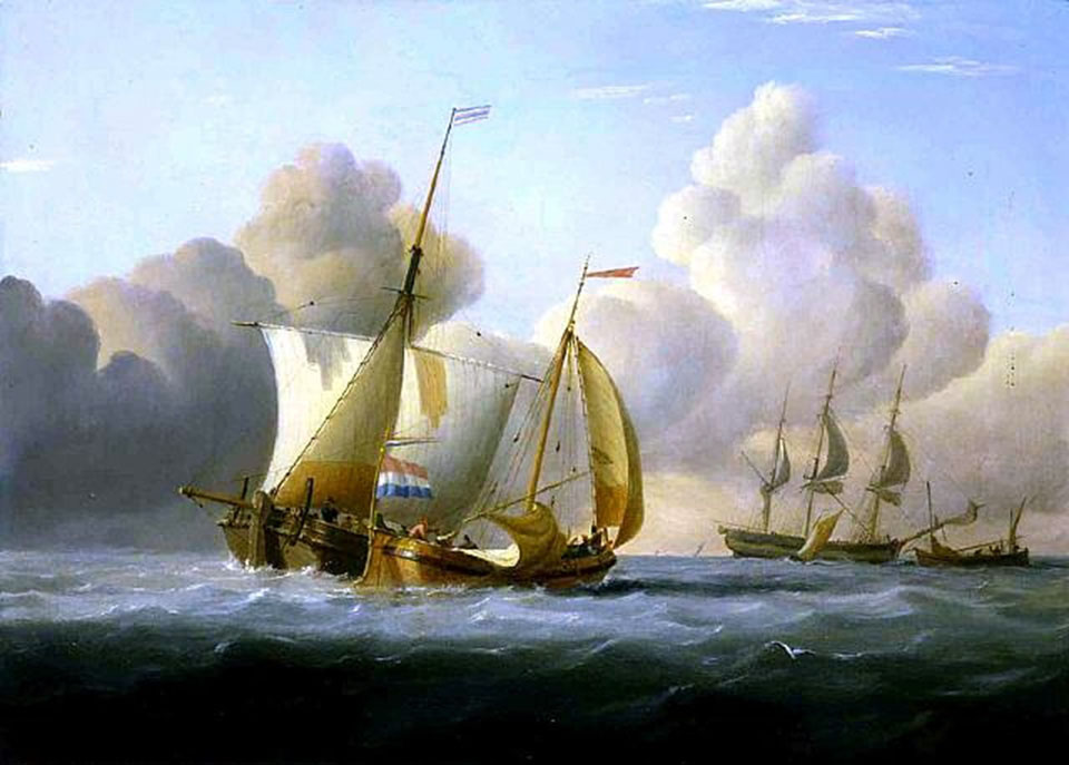 Dutch Barge Masters Exchanging News